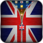 icon UK Flag Zipper Lock Screen