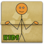 icon Learn to draw stick people for Kids