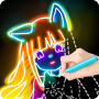 icon Draw Glow Comics